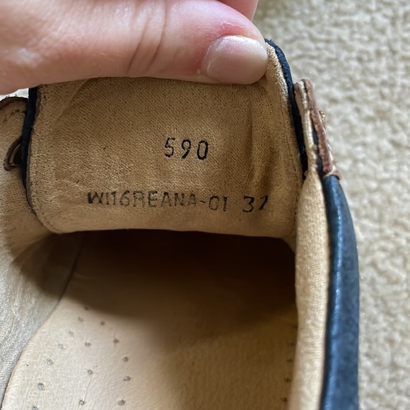 Lasocki // Blue & Brown Leather Shoes - Picture 8 of 11